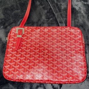 Red , one strap original Goyard bag